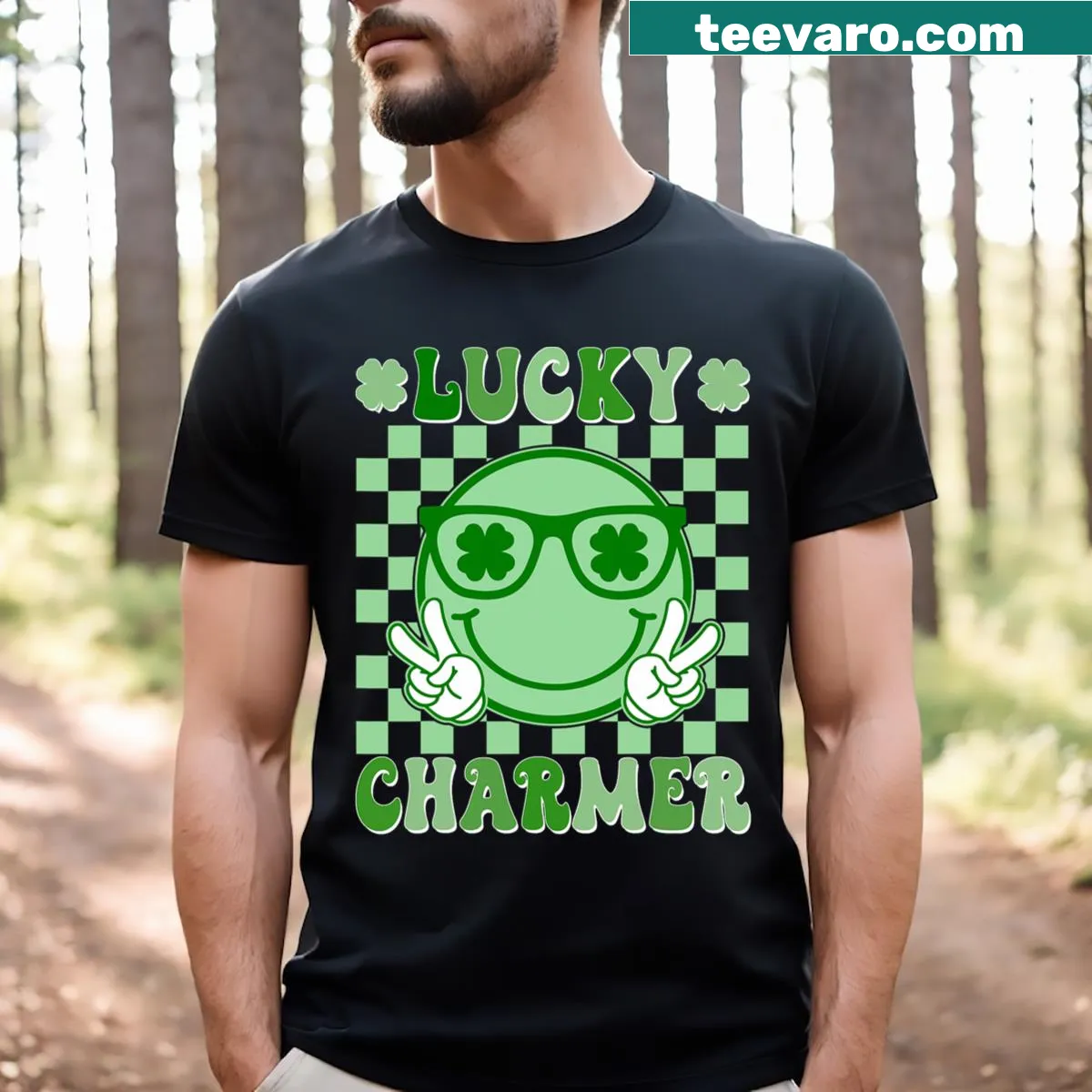 Funny St. Patrick's Day graphic t-shirt for kids — on a men's t-shirt