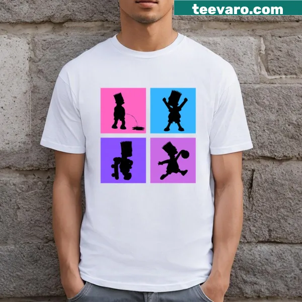 Vintage-style T-shirt with a music-themed square graphic