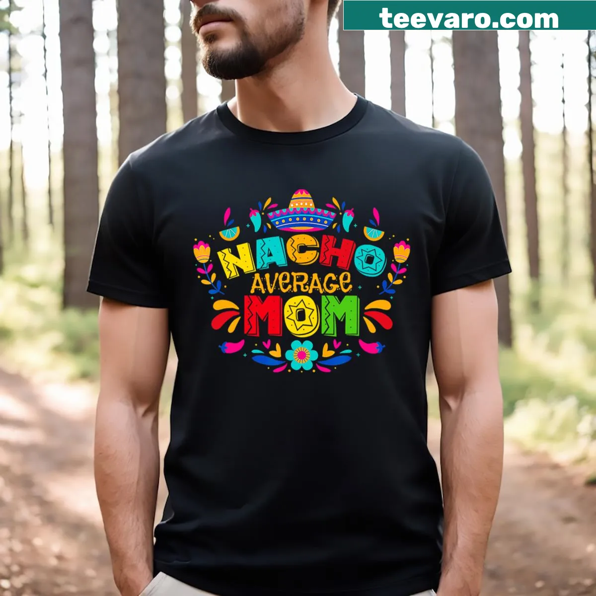 Funny Cinco de Mayo-themed T-shirt for moms — on a men's t-shirt