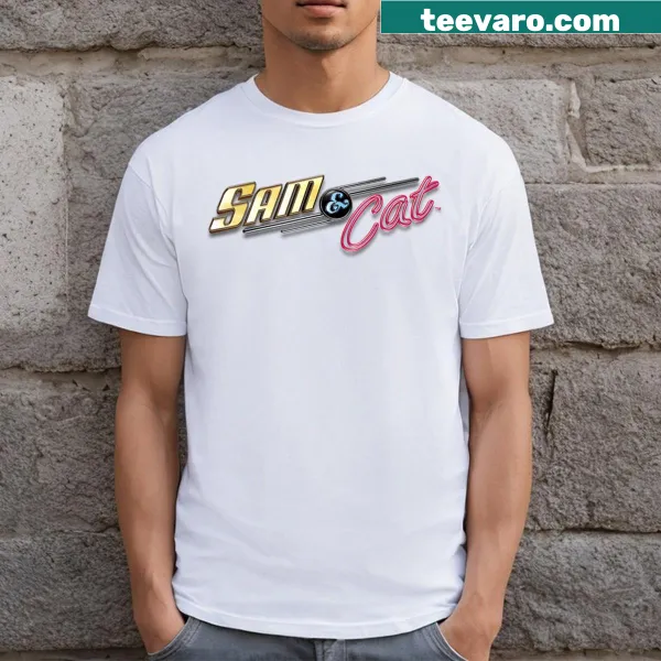 Sam And Cat TV show logo t-shirt