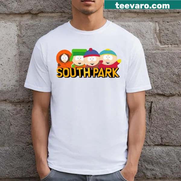 Graphic t-shirt featuring characters from South Park