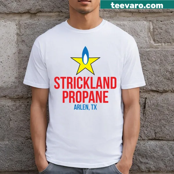 Strickland Propane T-shirt with company logo