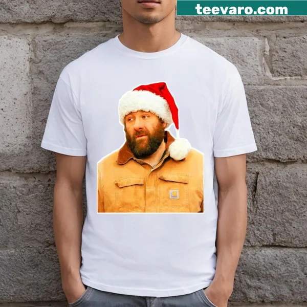 Festive T-shirt with Tony Soprano saying 'Merry Christmas'