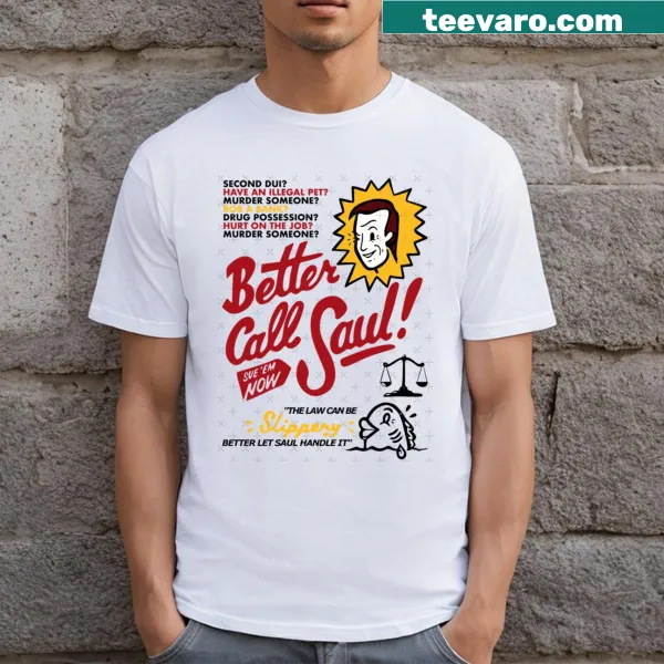 Vintage shirt featuring humorous Better Call Saul design