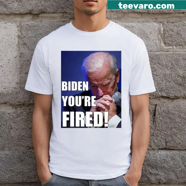 Political t-shirt with Joe Biden You're Fired illustration