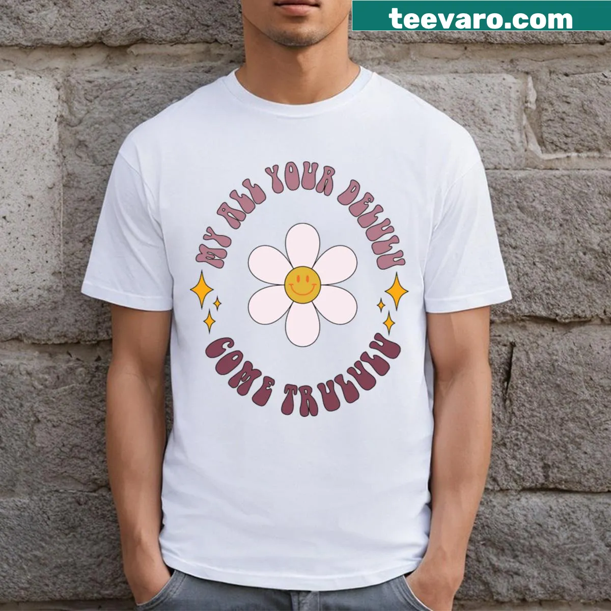 Humorous T-shirt featuring playful text about reading and books — on a men's t-shirt