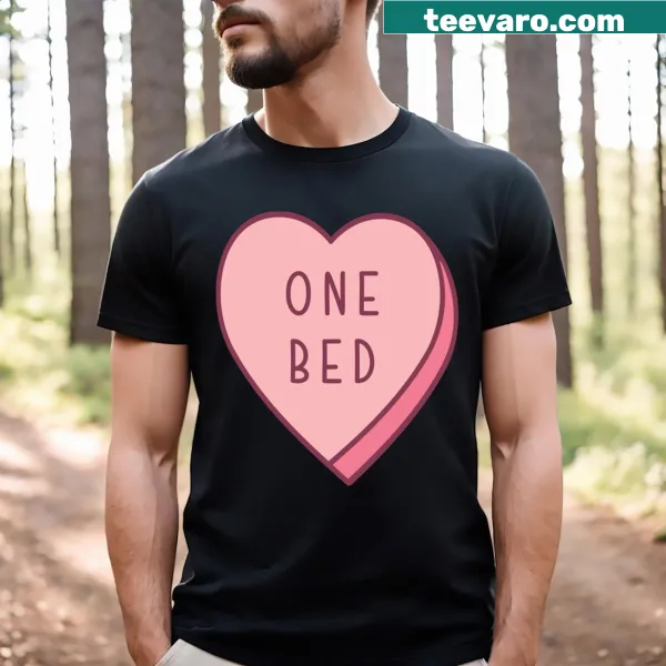 Hand-lettered T-shirt design featuring candy heart tropes for book lovers