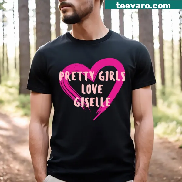 Typography design T-shirt proclaiming love for Giselle Aespa