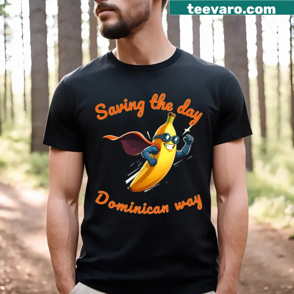 Patriotic Dominican Republic themed graphic t-shirt