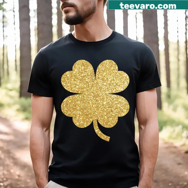 Illustrated shamrock design for St. Patrick's Day T-shirt