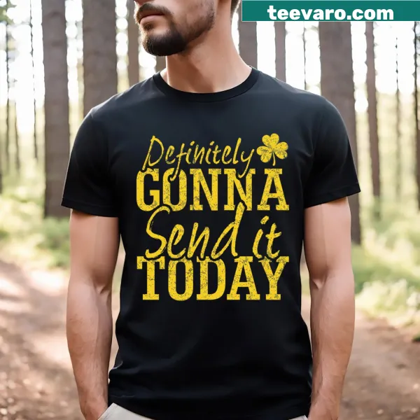 T-shirt celebrating St. Patrick's Day 2019 with fun typography.