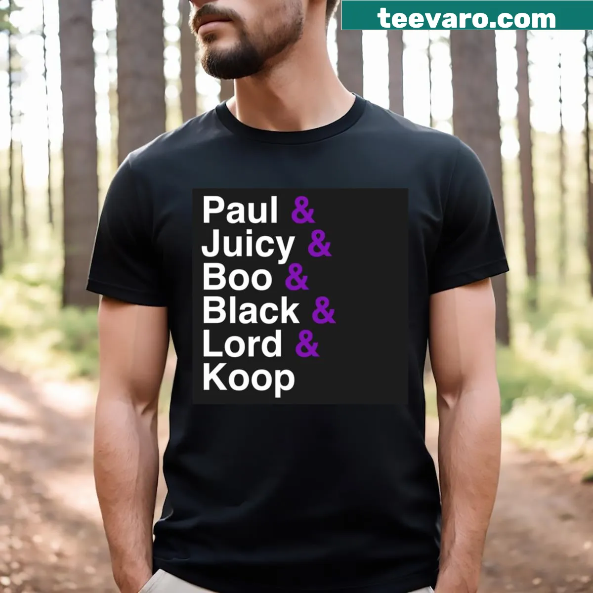 Funny Triple 6 t-shirt with playful graphic design — on a men's t-shirt