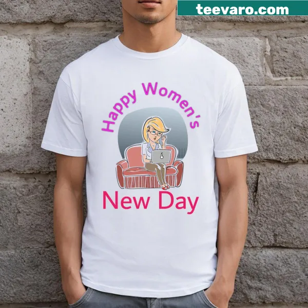 Empowering women's support graphic on a t-shirt