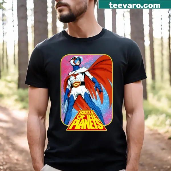 Action-packed G-Force graphic T-shirt from Battle of the Planets