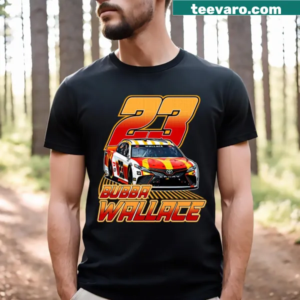 Bubba Wallace tribute T-shirt featuring number 23