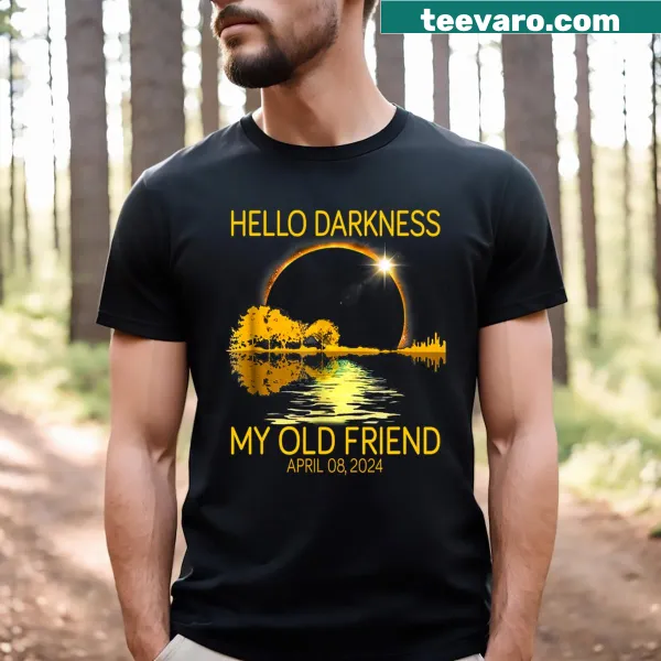 Funny T-shirt featuring solar eclipse design and humorous text.