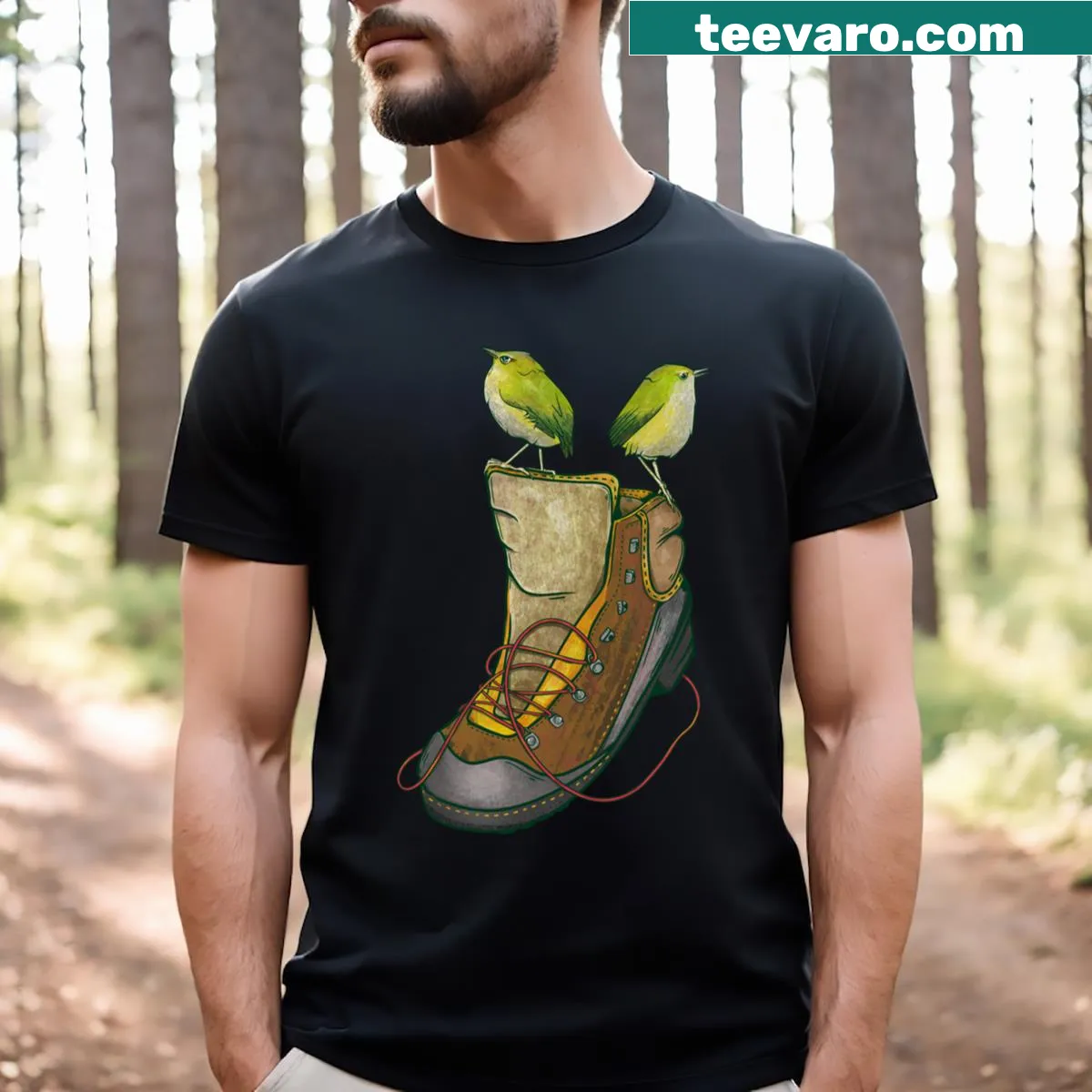 Active T-shirt featuring motivational text designed for workouts. — on a men's t-shirt