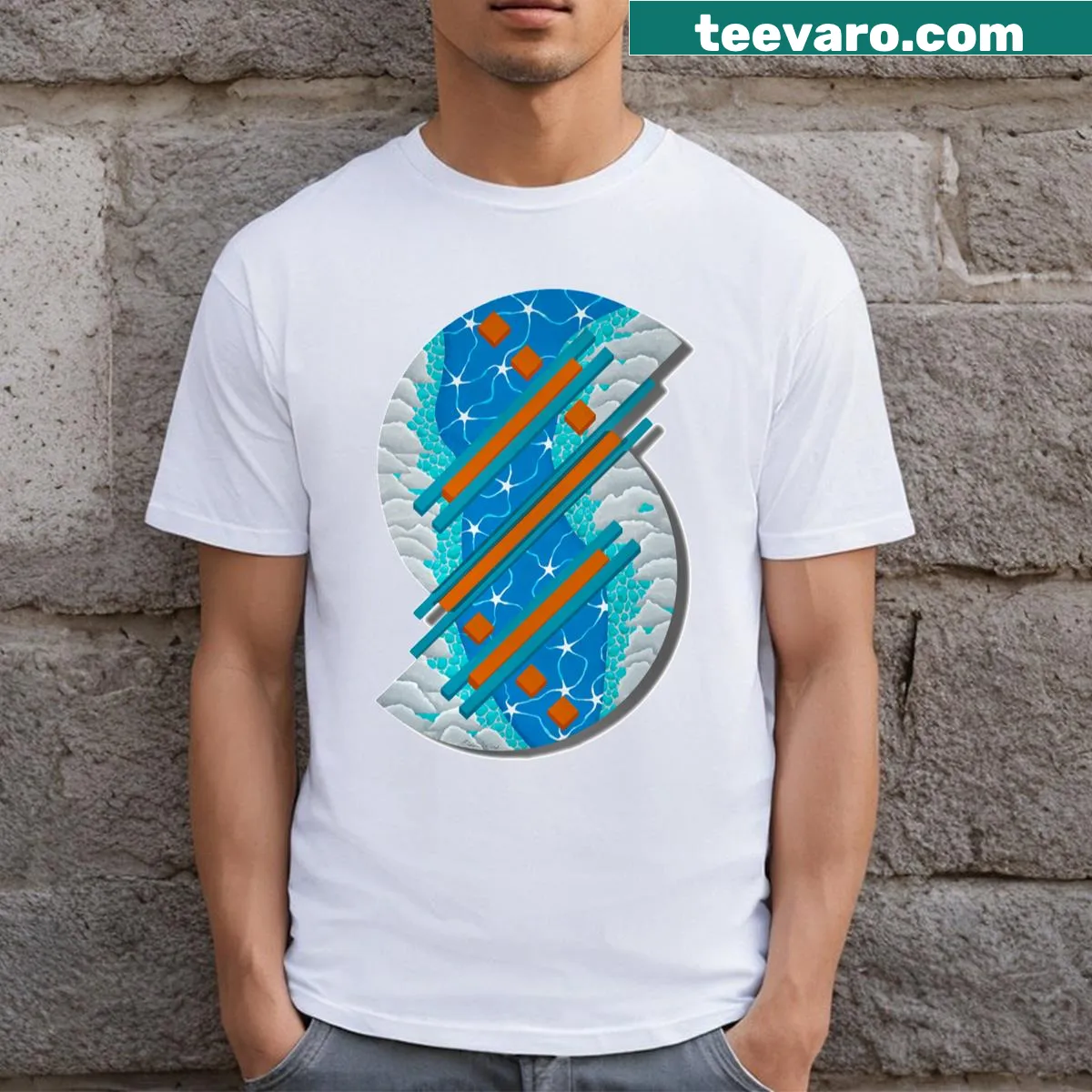 Funny T-shirt with the phrase 'Slipped Disk' in bold typography — on a men's t-shirt