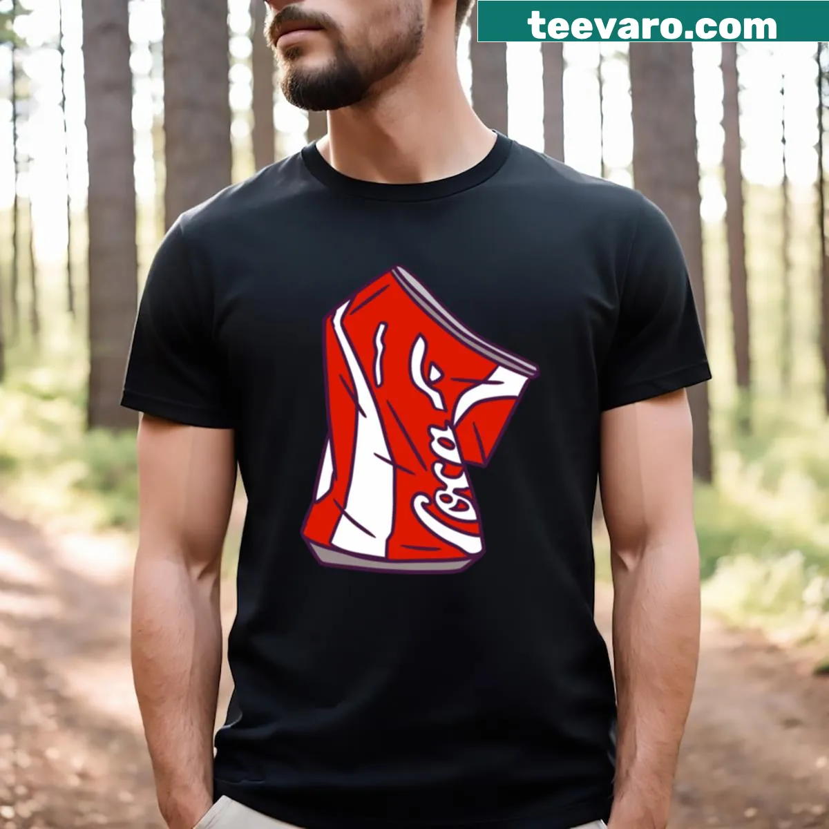 Stranger Things themed t-shirt featuring an iconic Coke logo — on a men's t-shirt
