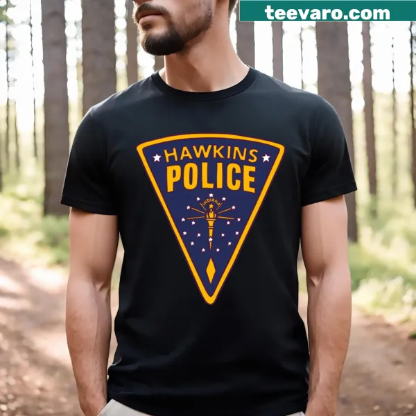 Hawkins Police graphic t-shirt from Stranger Things