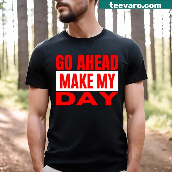 T-shirt featuring a quote from Harry Callahan in bold typography