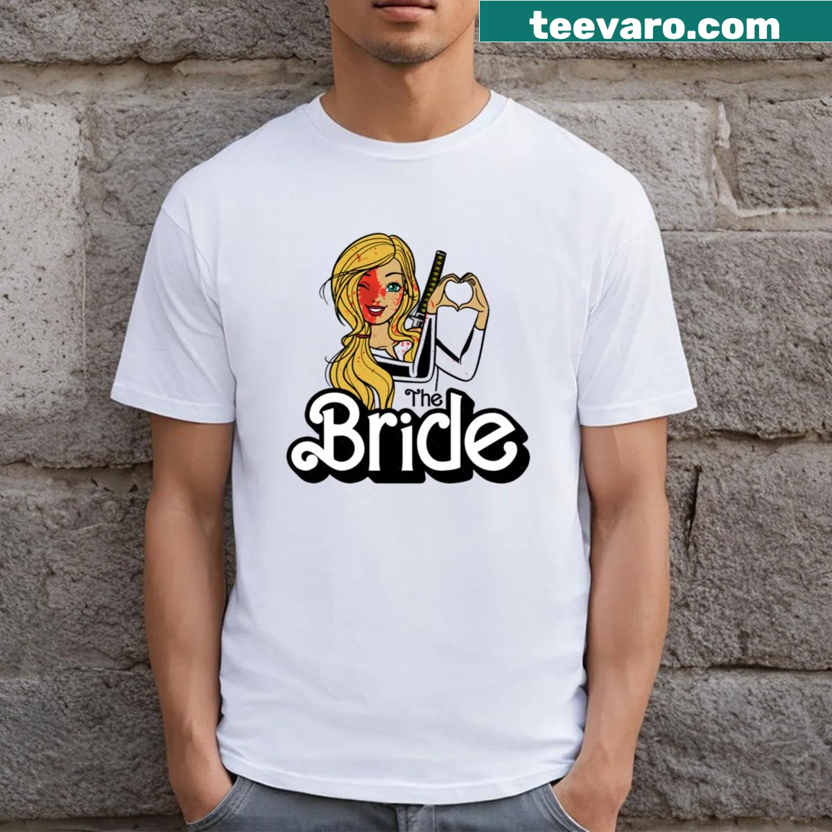 Kill Bill-inspired t-shirt featuring bold imagery — on a men's t-shirt