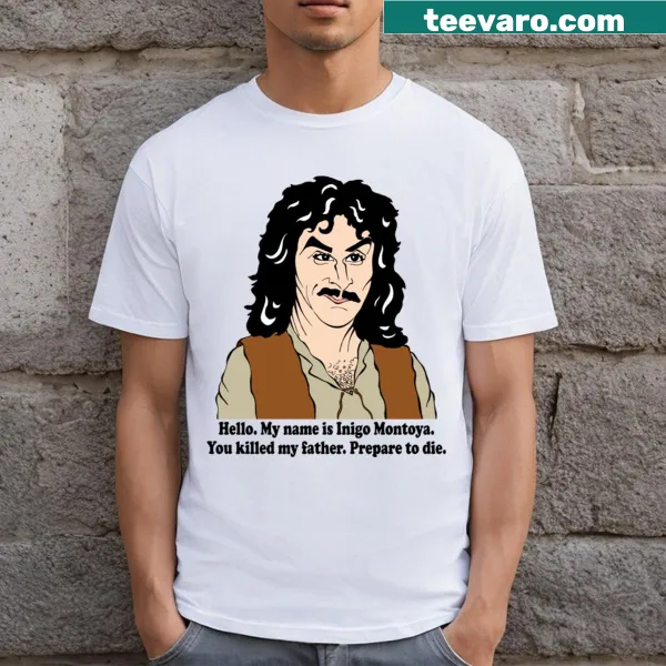 Charming Princess Bride graphic on a fan art t-shirt