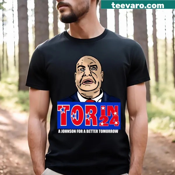 Tor In 24 t-shirt featuring bold typography and iconic imagery