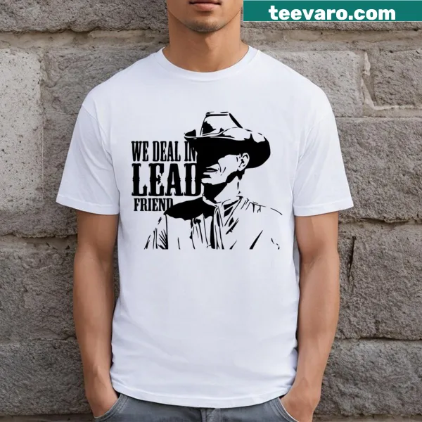 Nostalgic tee featuring the phrase about classic Western films.