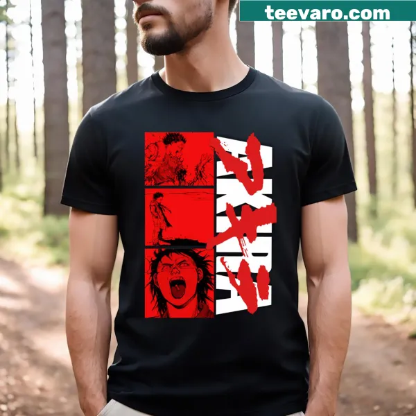 Vintage T-shirt showcasing Tetsuo Shima from Akira