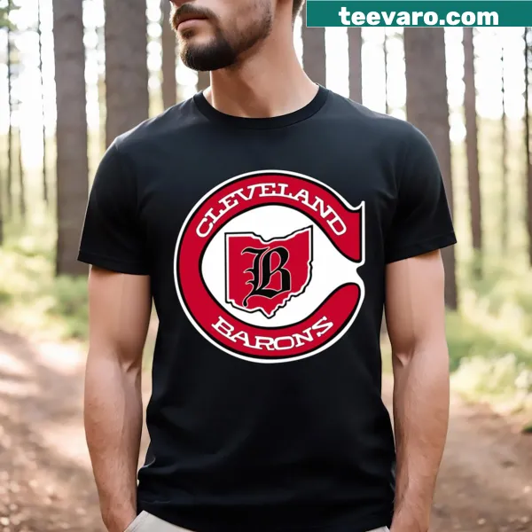 Cleveland Barons logo T-shirt for hockey fans