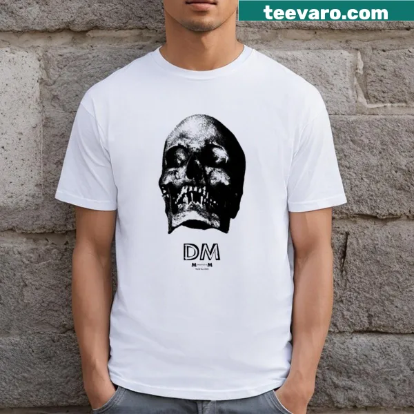 Thoughtful typography design on Dm Memento Mori t-shirt