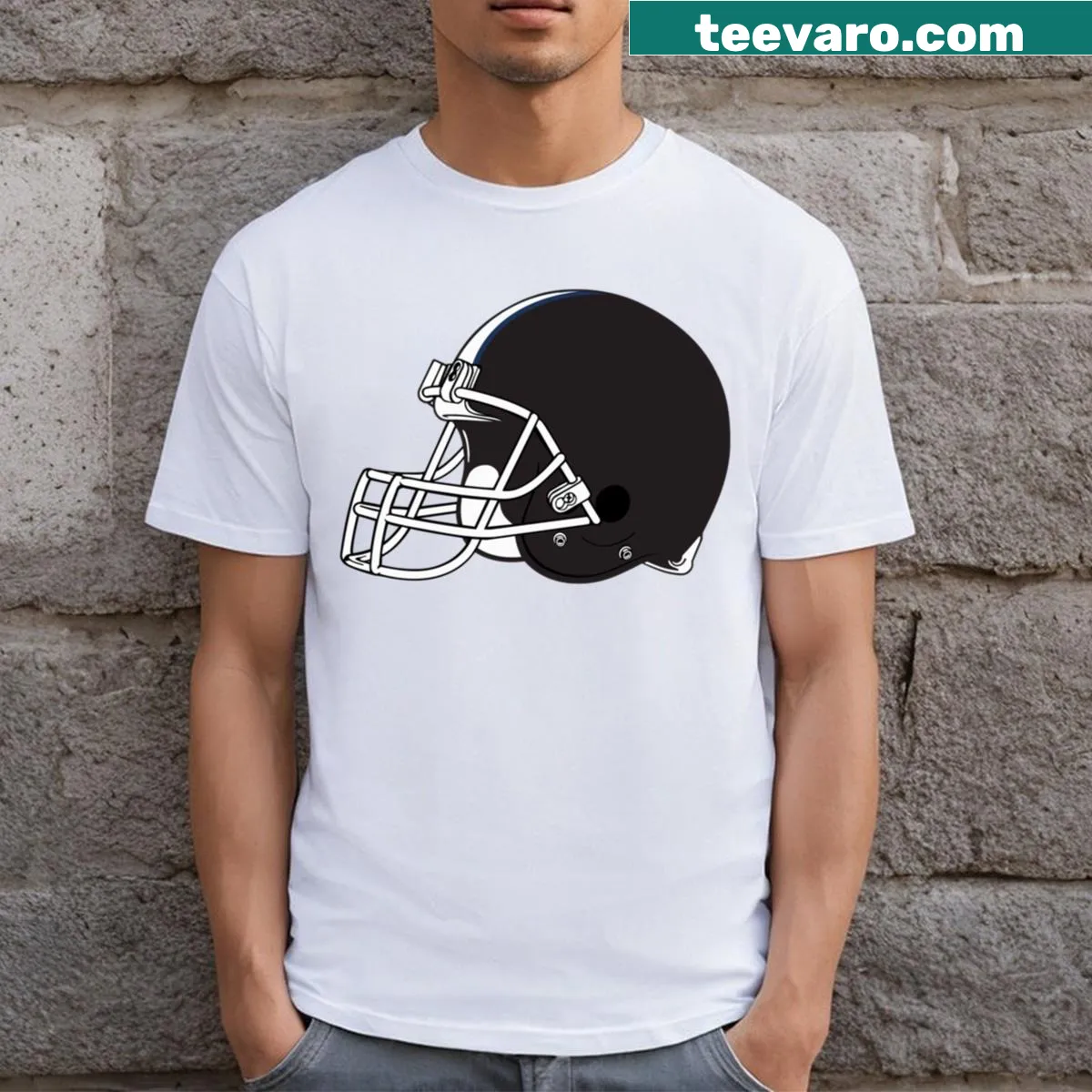 Text-based design with Helm Keramat phrase for a sentimental gift — on a men's t-shirt