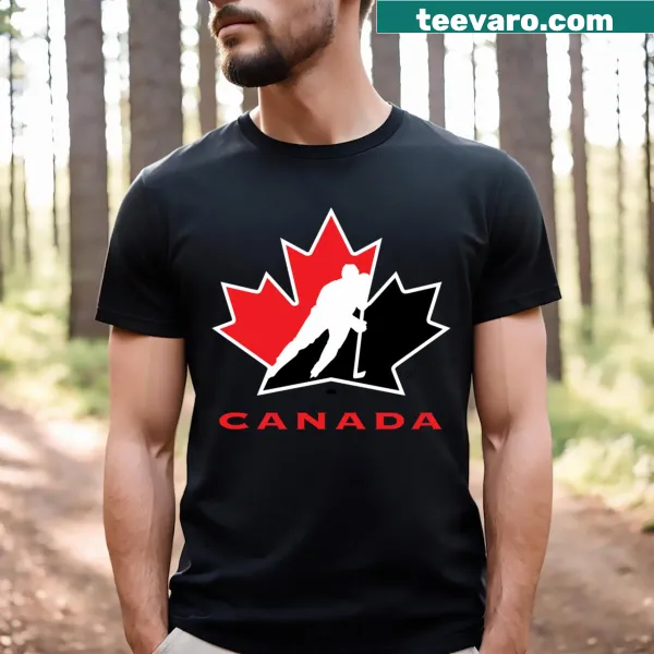 Hockey Canada logo t-shirt designed for fans of the sport