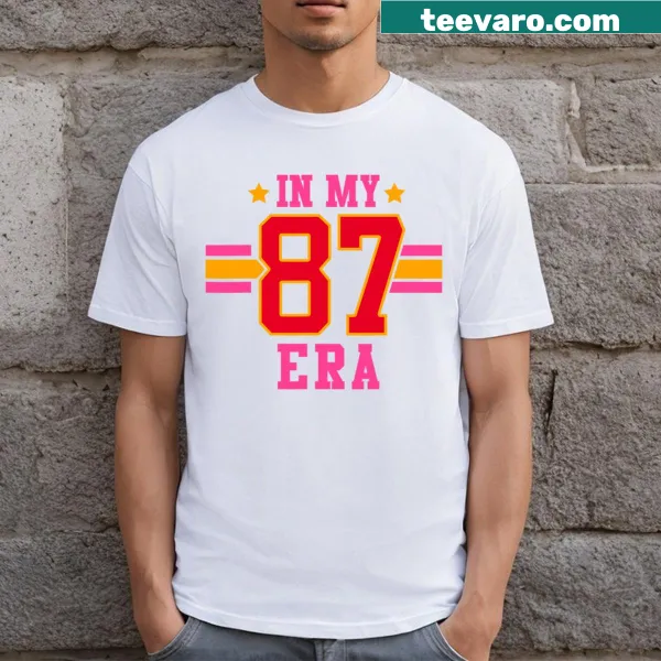 American football-themed t-shirt with 'In My Football Era' text