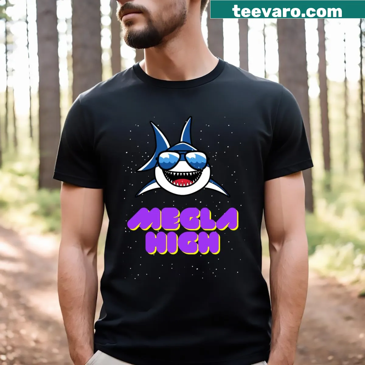 T-shirt featuring typography celebrating graphic design — on a men's t-shirt