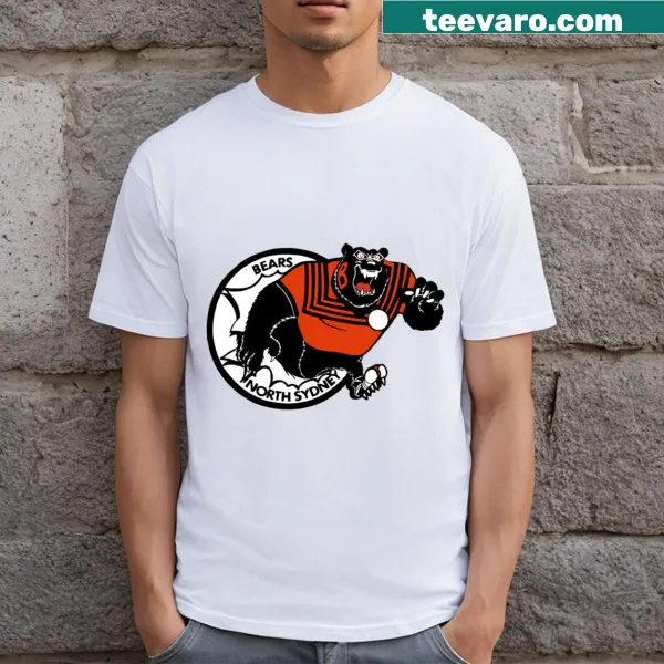 North Sydney Bears team graphic t-shirt