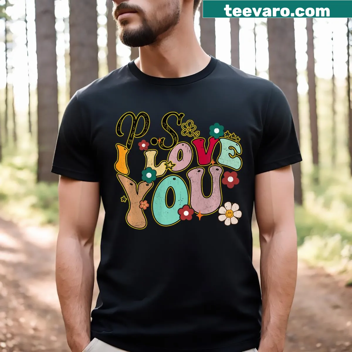 Funny Valentine's Day t-shirt with playful love message — on a men's t-shirt