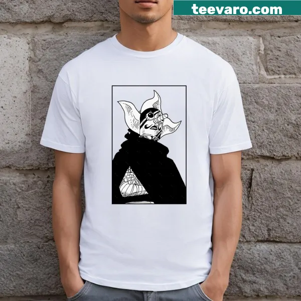 Cartoon t-shirt featuring Usopp as Sogeking from anime.