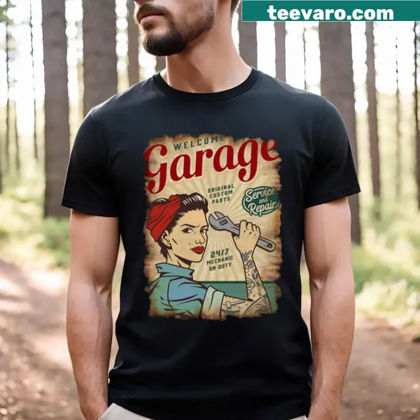 Vintage-inspired T-shirt with minimalist typography