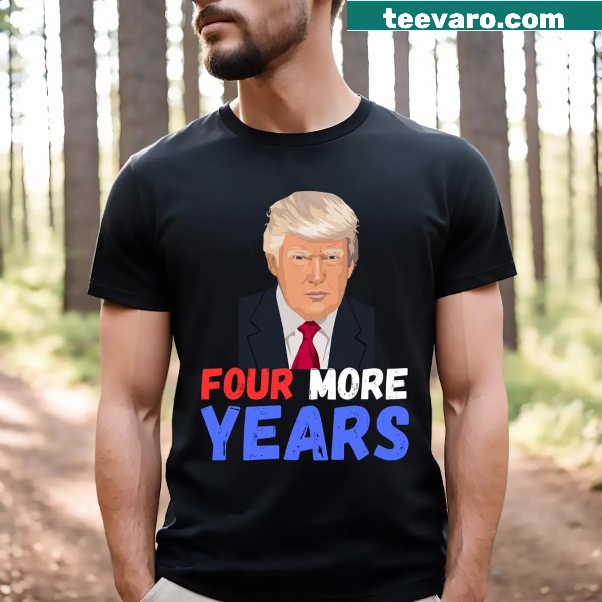 I Stand With Israel t-shirt featuring the Israeli flag and Star of David — on a men's t-shirt