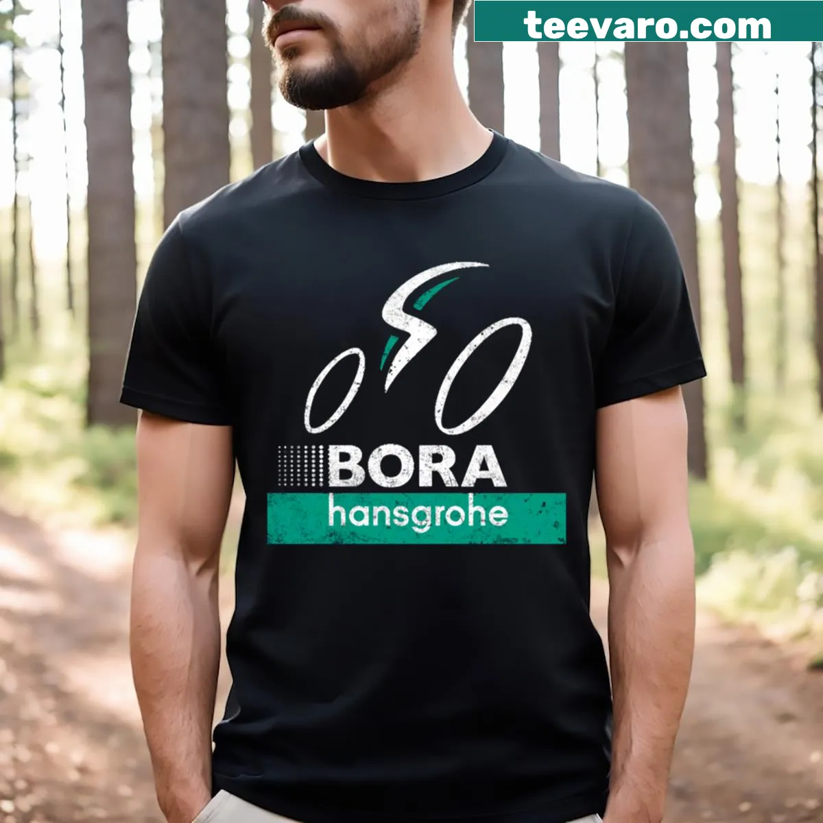 T-shirt celebrating German Professional Cycling — on a men's t-shirt