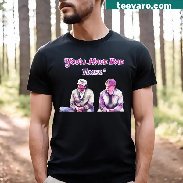 T-shirt featuring a nostalgic reference to Good Will Hunting