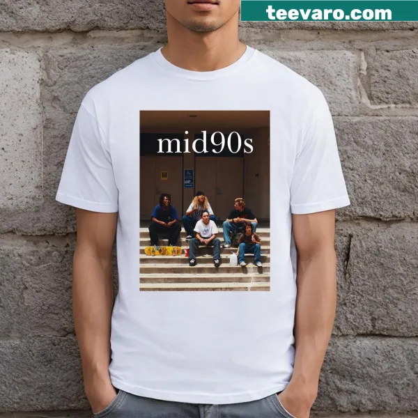 T-shirt featuring graphics inspired by mid 90s movies