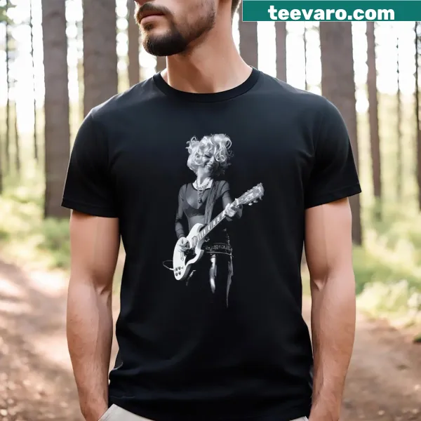 Playful music-themed T-shirt celebrating guitarists