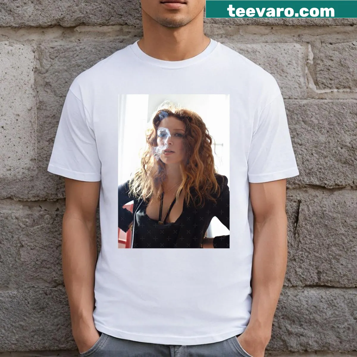 Playful T-shirt celebrating Natasha Lyonne — on a men's t-shirt