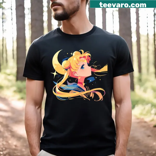 Sailor Moon T-shirt featuring iconic anime imagery