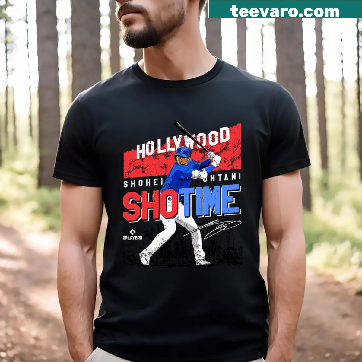 Fun baseball t-shirt featuring the phrase 'Short Baseball King' — on a men's t-shirt