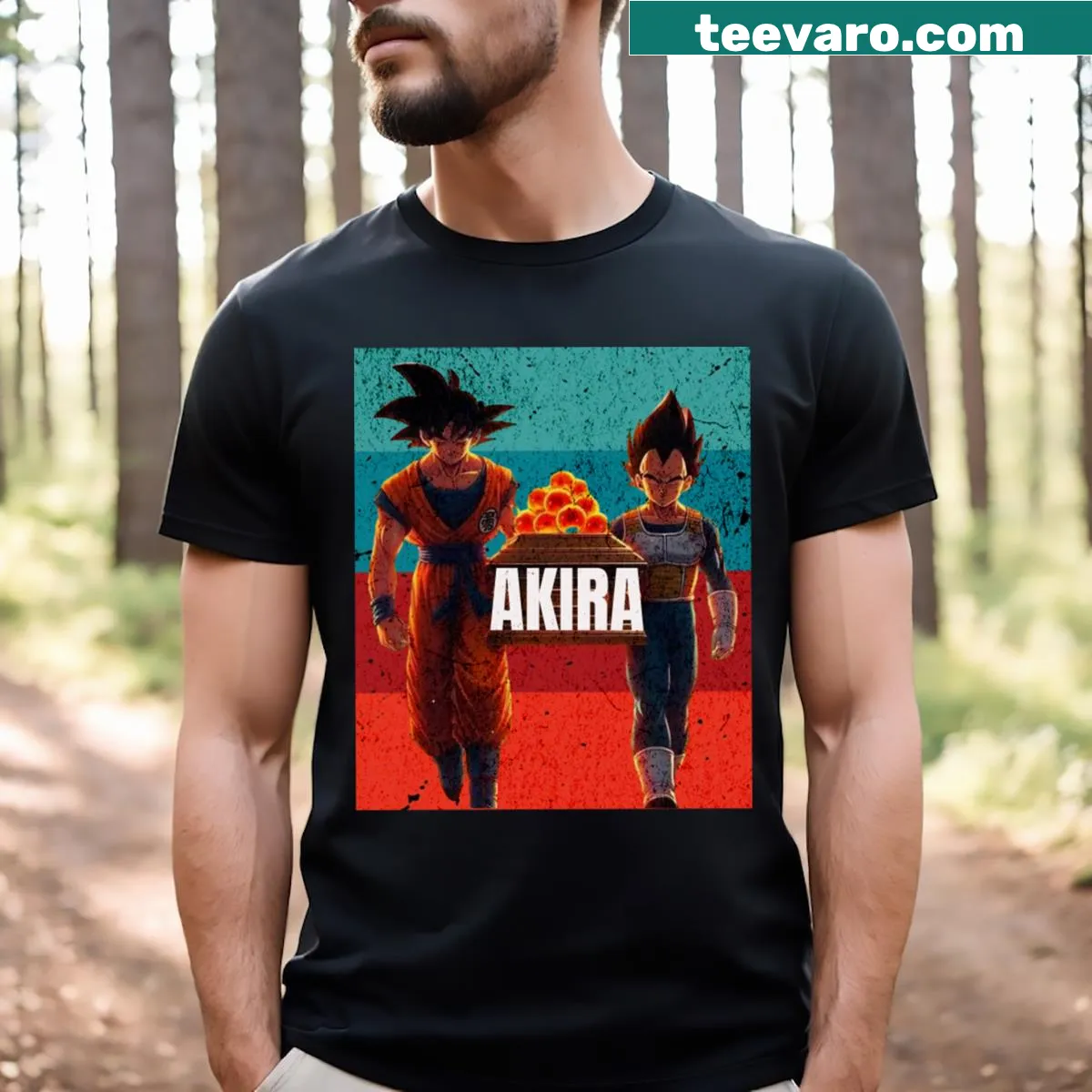 Tribute T-shirt for Akira Toriyama — on a men's t-shirt