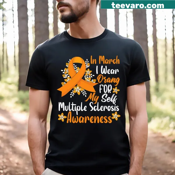 Multiple Sclerosis awareness t-shirt with impactful message